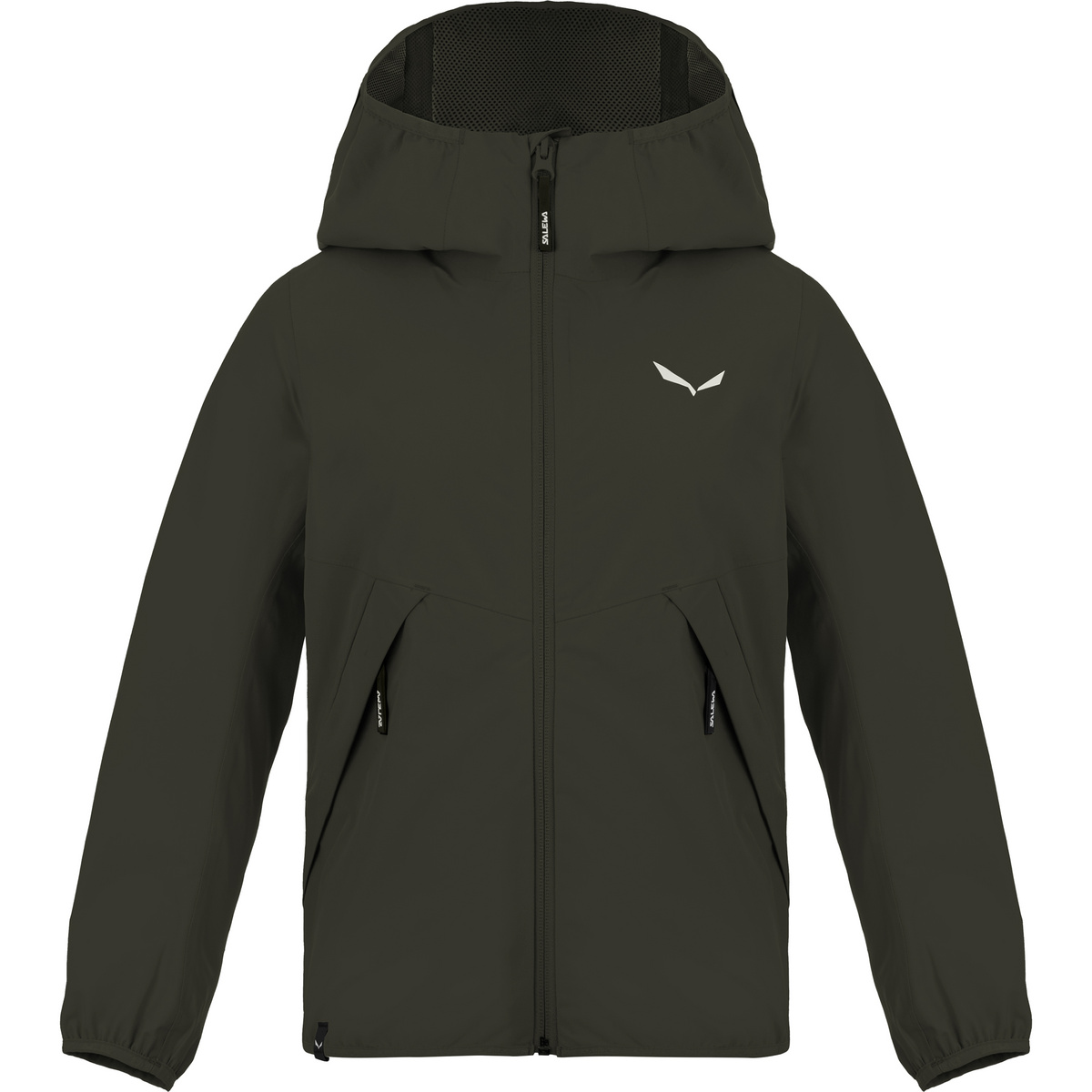 Salewa Kinder Aqua PTX Jacke (Größe 116, oliv)