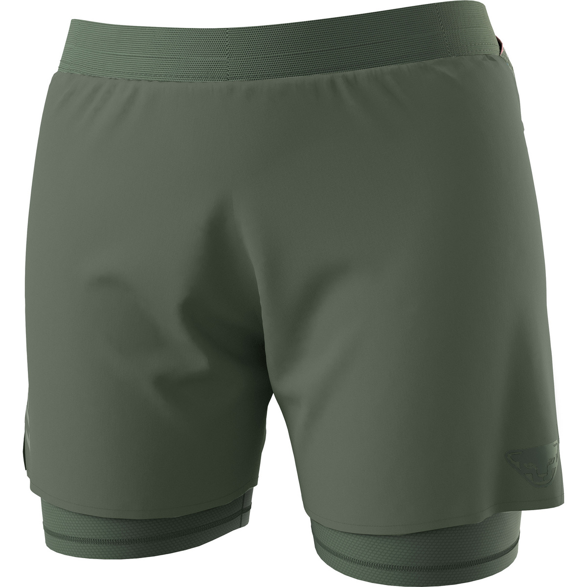 Dynafit Donna Pantaloncini Alpine Pro 2/1 (Taglia XS, Verde oliva)