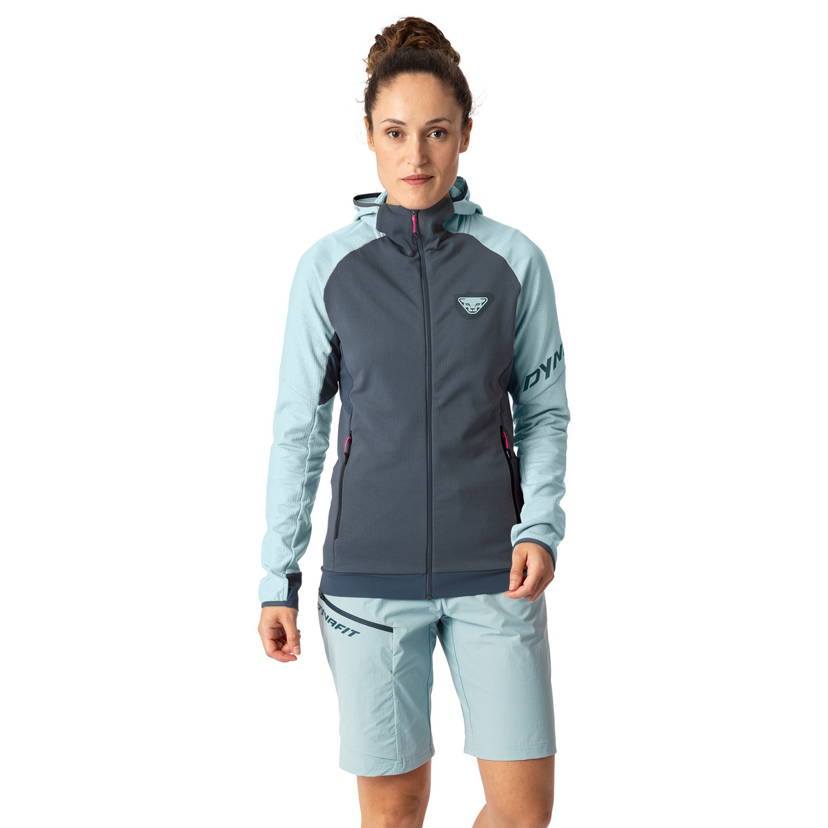 Dynafit Damen Transalper Hoodie Jacke (Größe S, blau)