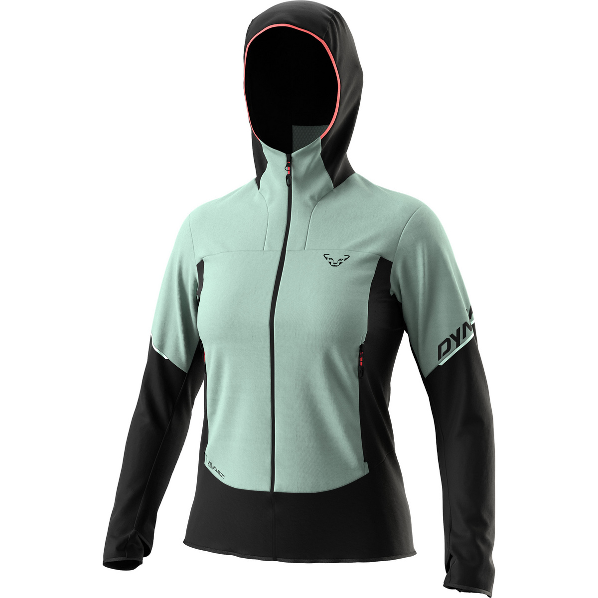 Dynafit Damen Traverse Alpha Hoodie Jacke (Größe XS, gruen)