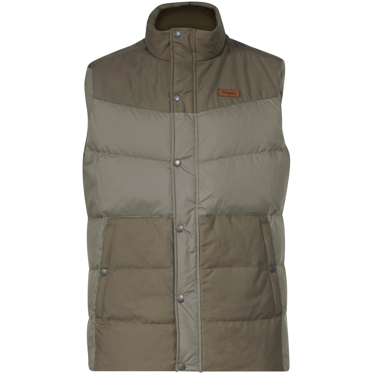 Bergans Uomo Gilet Nordmarka Down (Taglia M, Verde oliva)