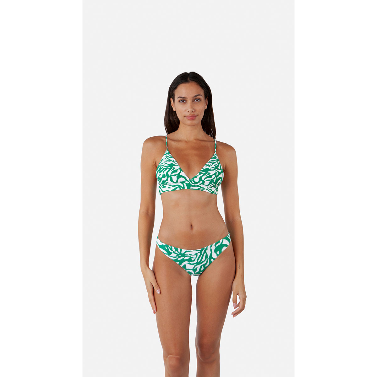 Barts Femme Haut Sula Bikini (taille L, Vert)