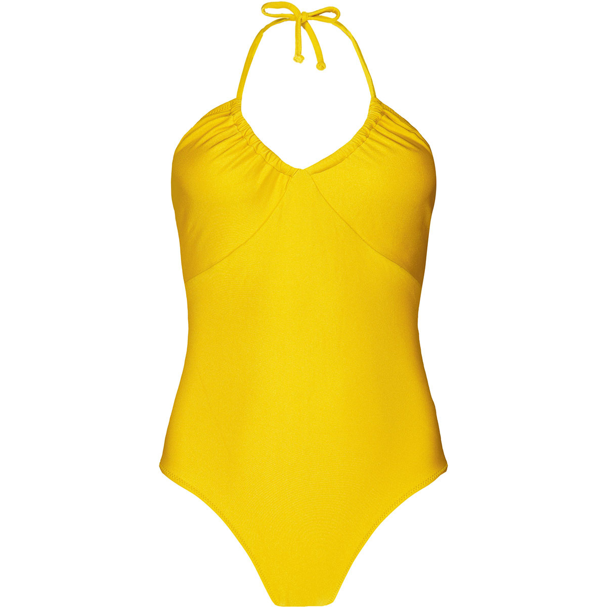 Barts Damen Isla V-Neck Badeanzug (Größe XS, gelb)