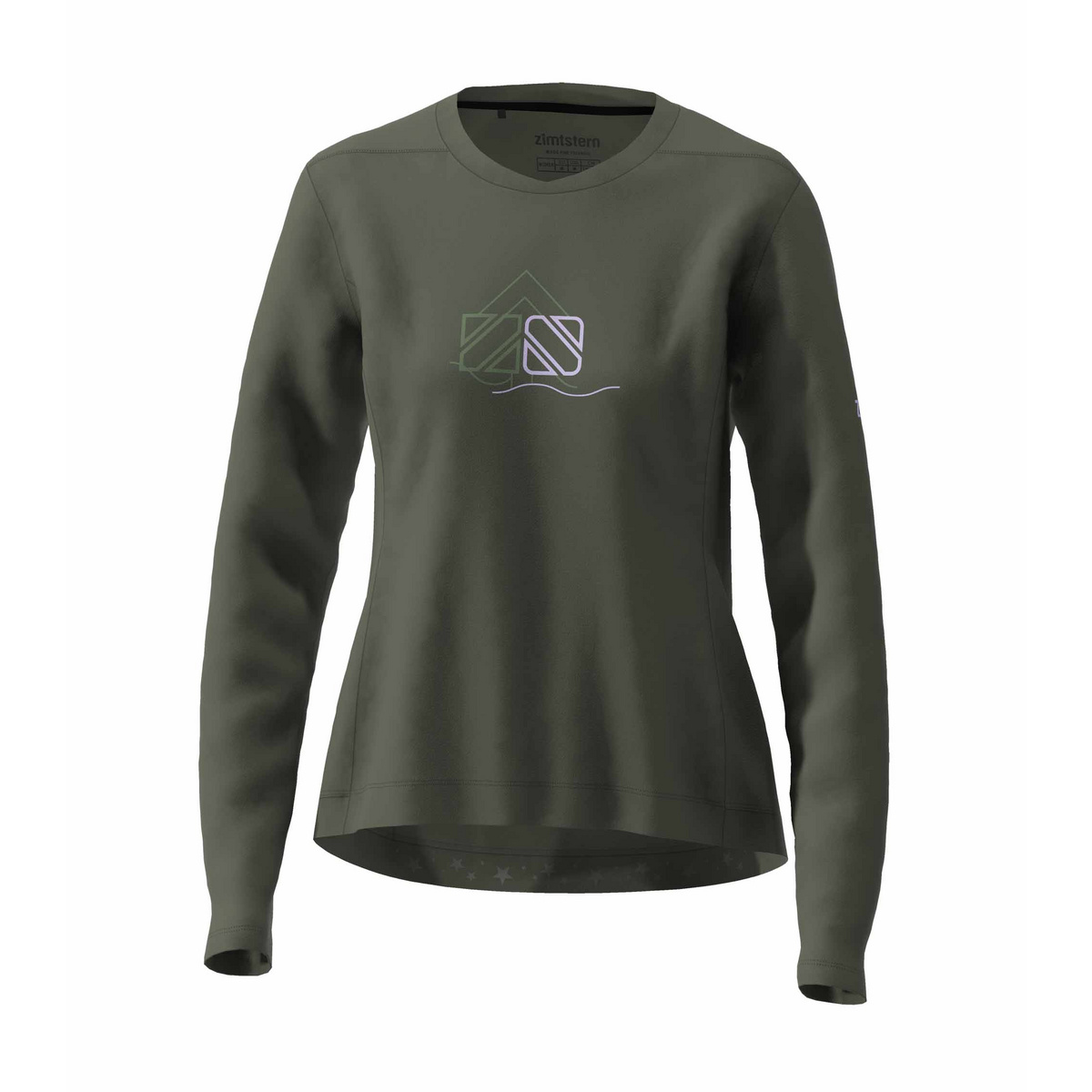 Zimtstern Damen EcoFlowz LS Trikot (Größe L, oliv)