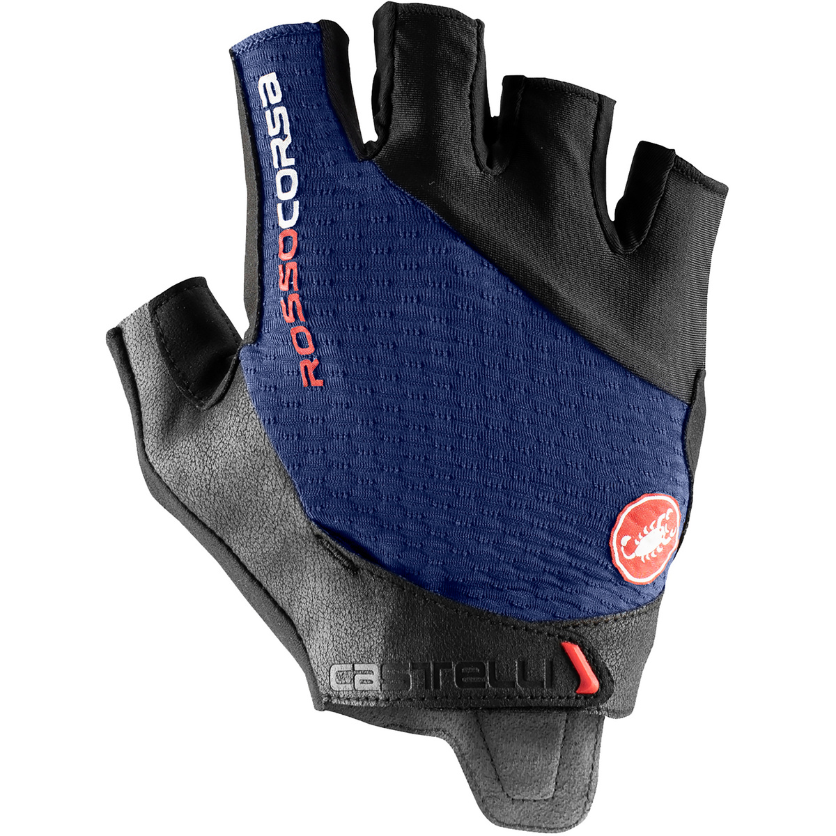 Castelli Rosso Corsa Pro V Handschuhe (Größe M, blau)