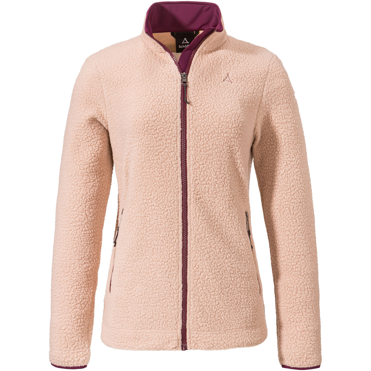Schöffel Damen Atlanta Fleece Jacke (Größe XXL, beige)