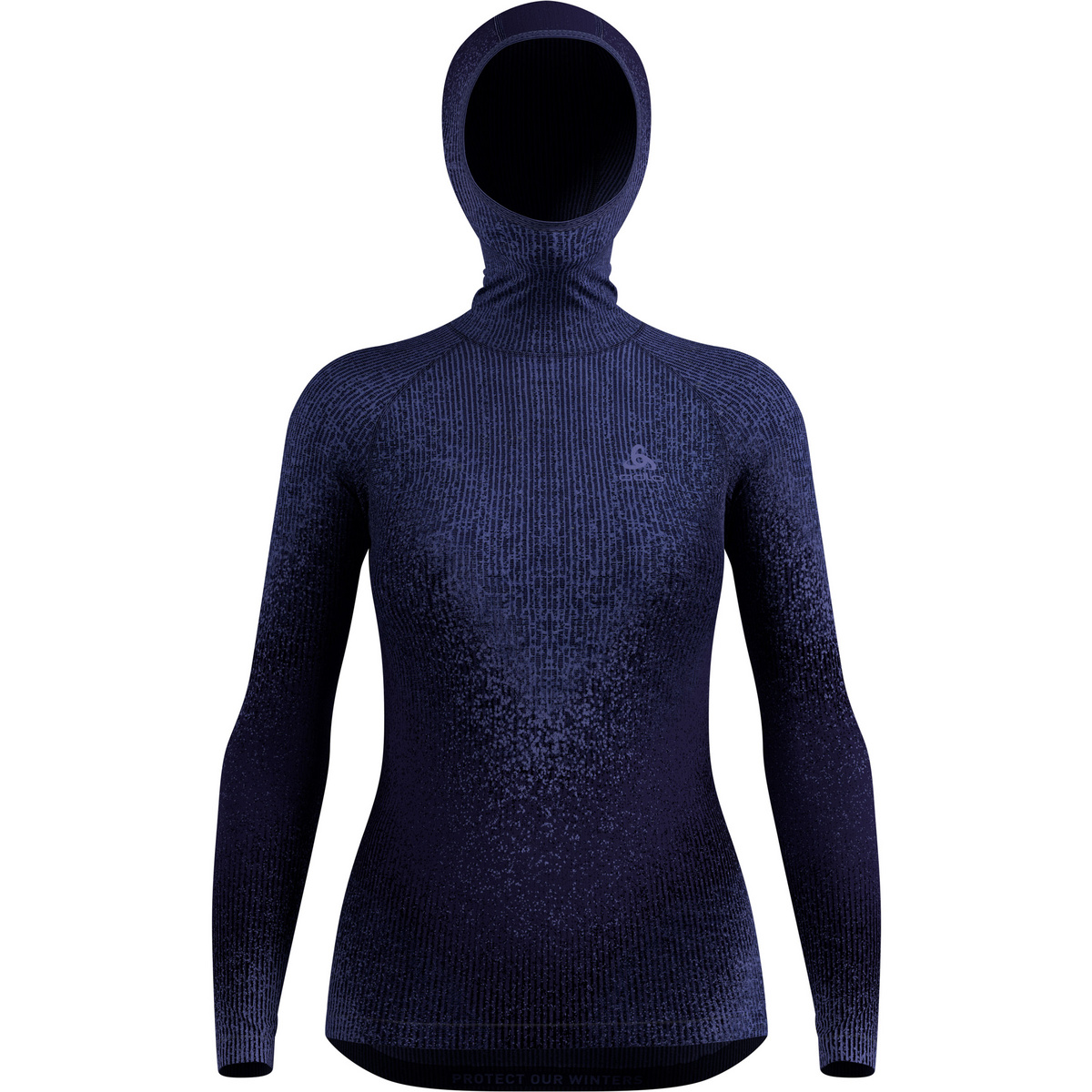 Odlo Donna Maglia a manica lunga Blackcomb Eco Facemask (Taglia L, Viola)