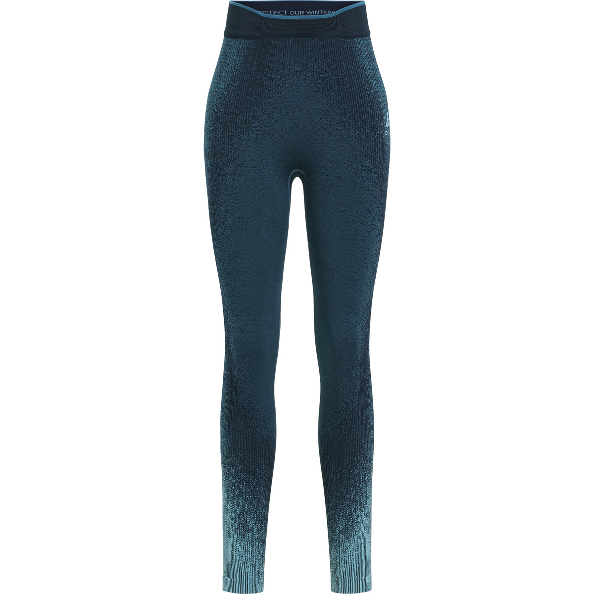 Odlo Donna Leggings Blackcomb Eco (Taglia L, Blu)
