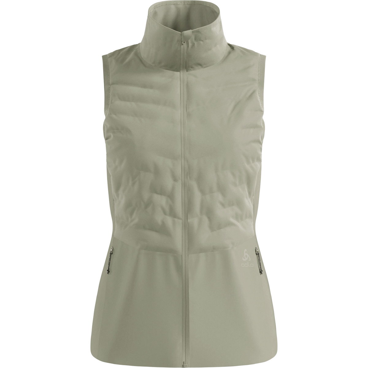 Odlo Femme Gilet Zeroweight Insulator (taille M, Olive)