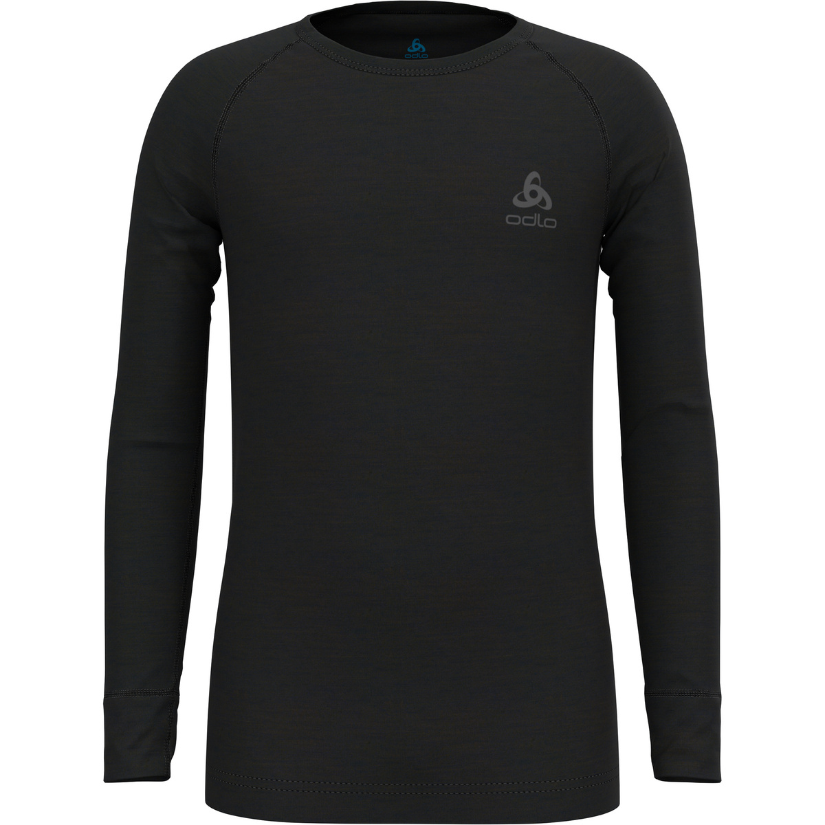 Odlo Bambino Maglia a manica lunga Pfelders (Taglia 104, Nero)
