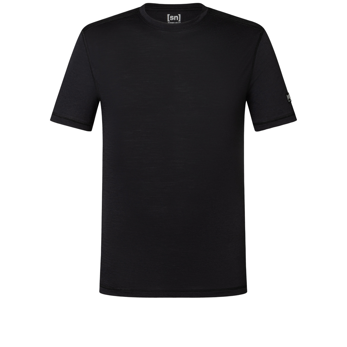 Super.Natural Uomo Maglia a manica corta Sierra140 (Taglia XXL, Nero)