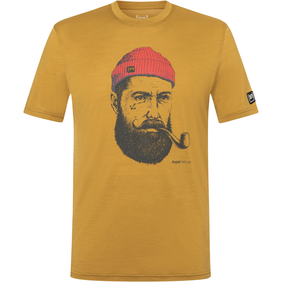 Super.Natural Herren Sn Sailor T-Shirt (Größe S, braun)