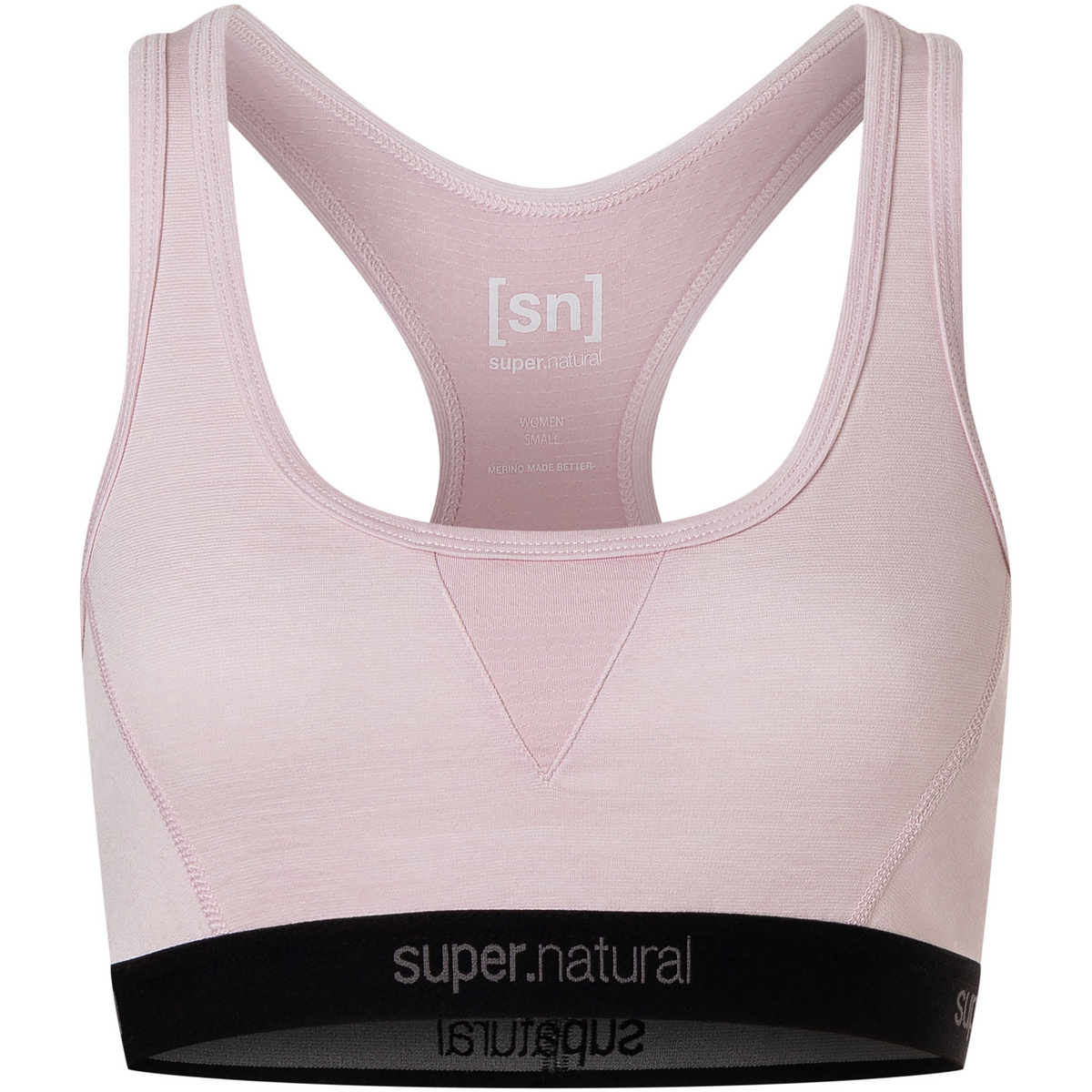 Super.Natural Donna Reggiseno sportivo Tundra220 Semplice (Taglia M, rosa)