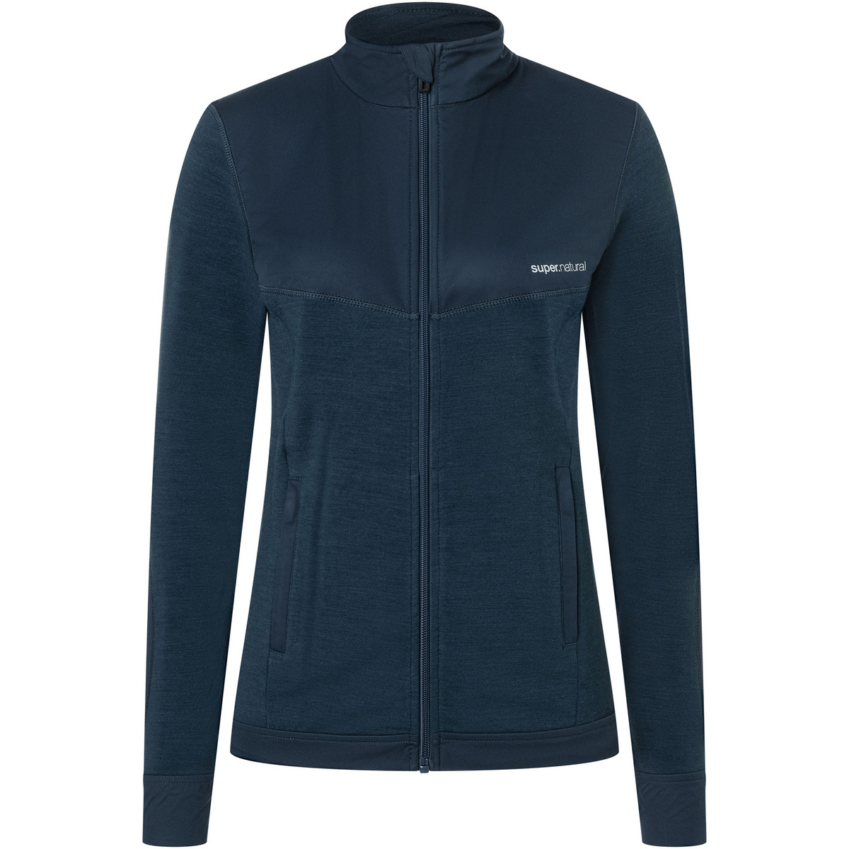 Super.Natural Damen Adventure Track Jacke (Größe XS, blau)