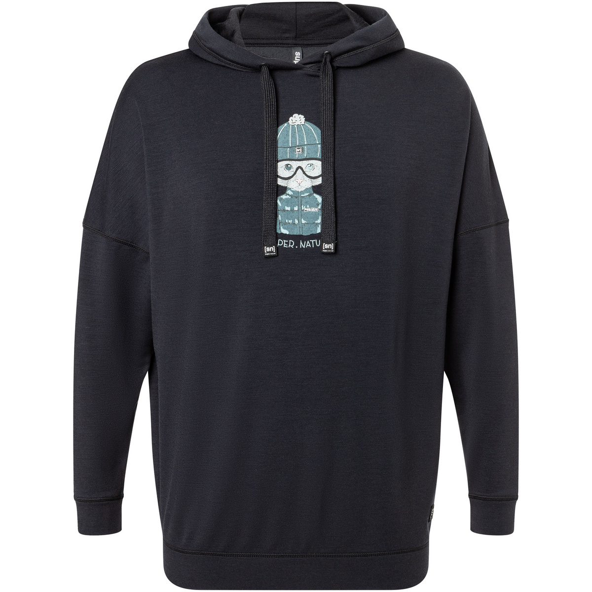 Image of Super.Natural Donna Felpa con cappuccio Snow Cat