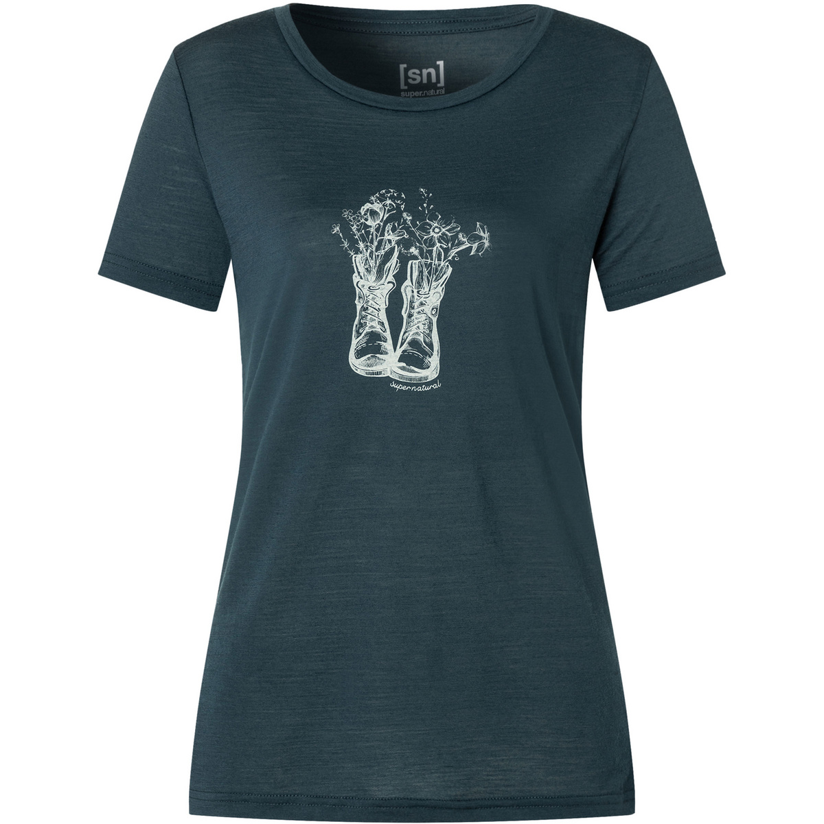 Image of Super.Natural Damen Flower Boots T-Shirt