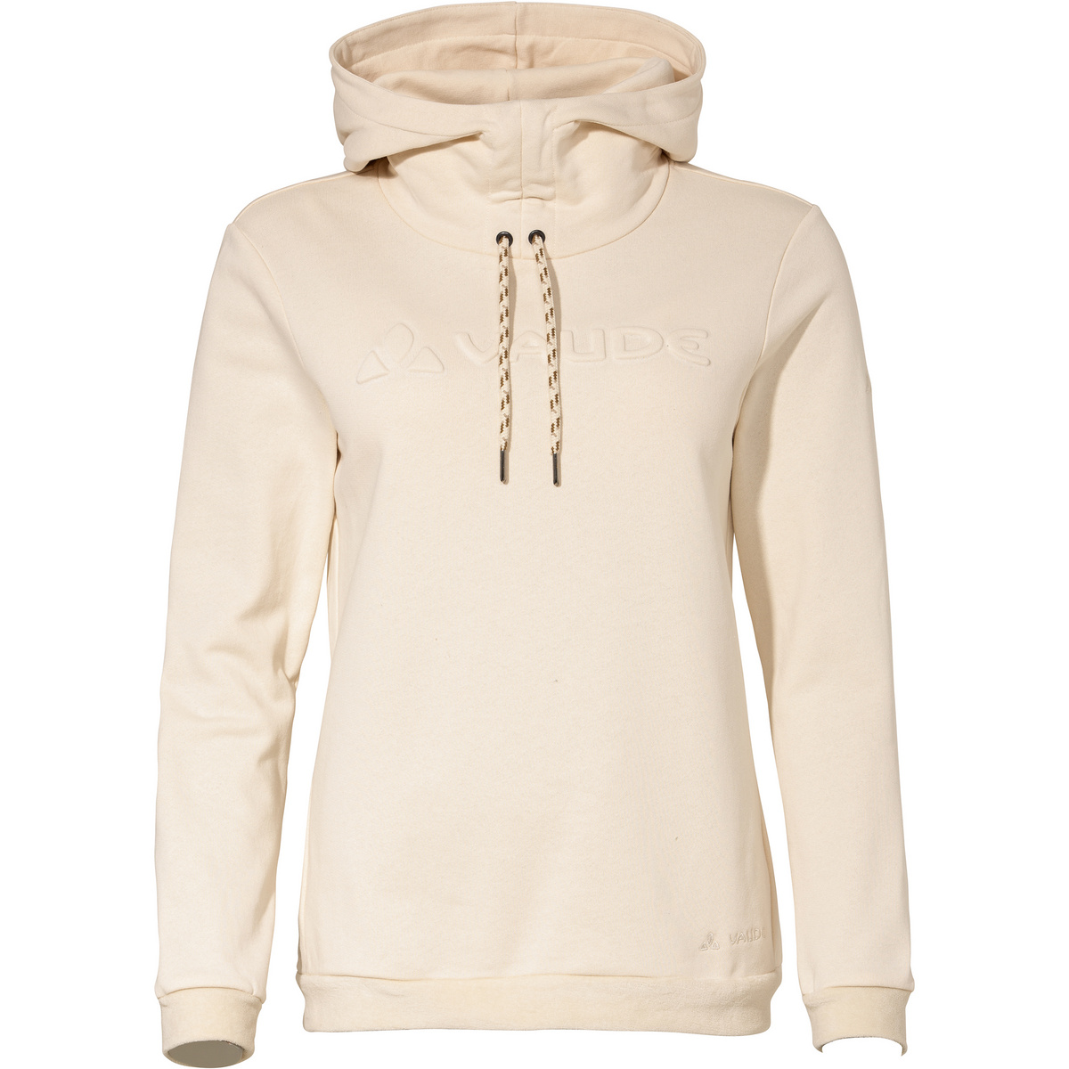 Vaude Donna Felpa con cappuccio Manukau III (Taglia S, Beige)