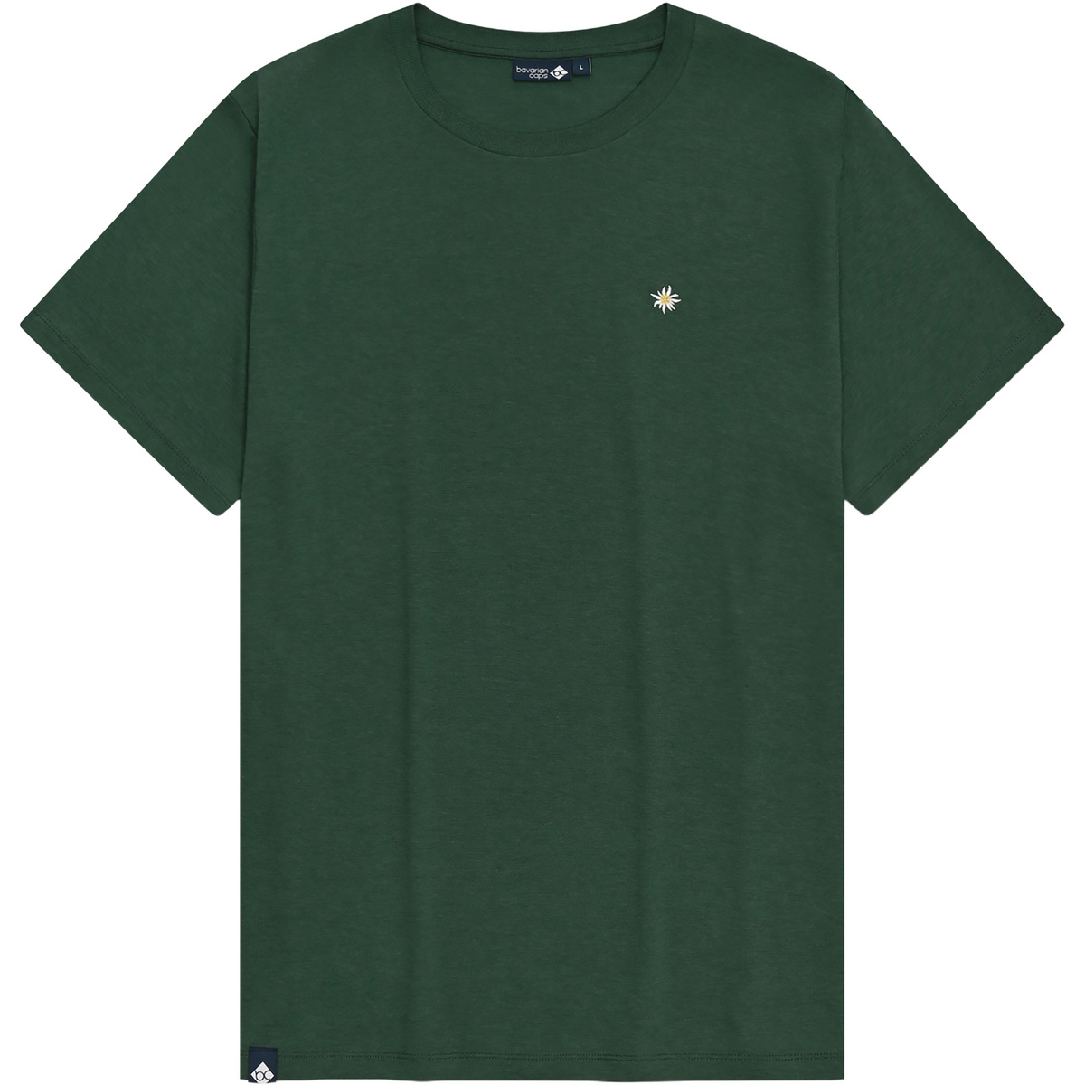 Image of Bavarian Caps Uomo Maglia a manica corta Edelweiß Sommerfrische