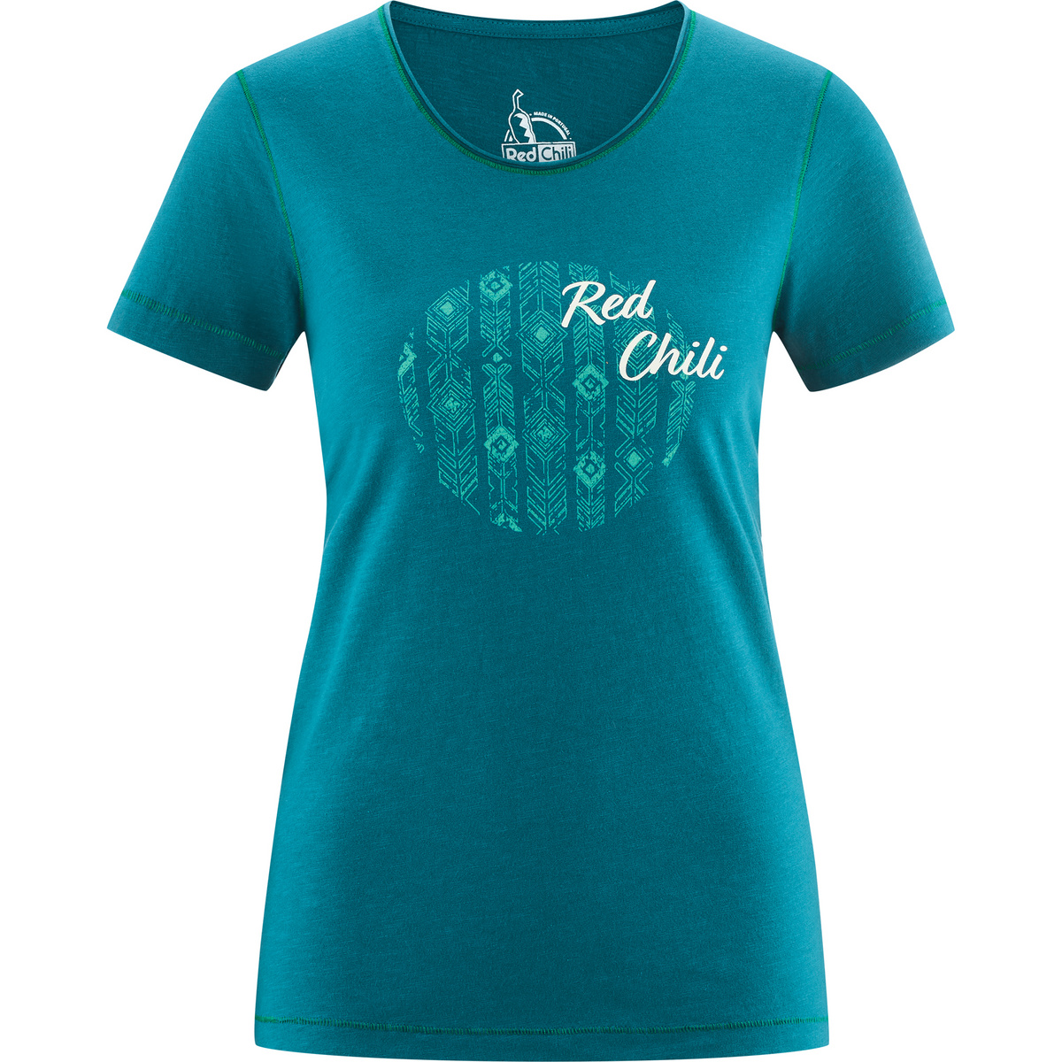 Red Chili Damen Satori III T-Shirt (Größe L, tuerkis)