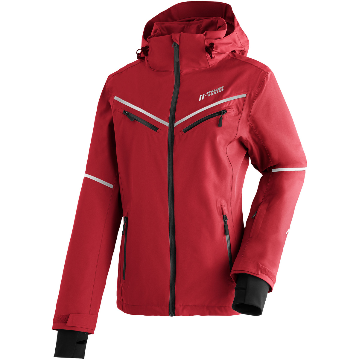 Maier Sports Donna Giacca Lunada (Taglia S, Rosso)