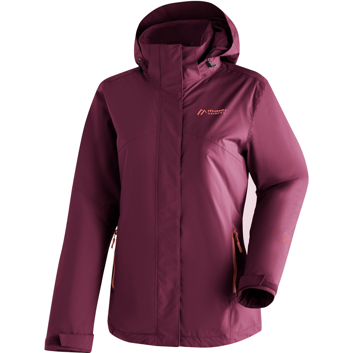 Maier Sports Damen Metor Therm Rec Jacke (Größe S, rot)