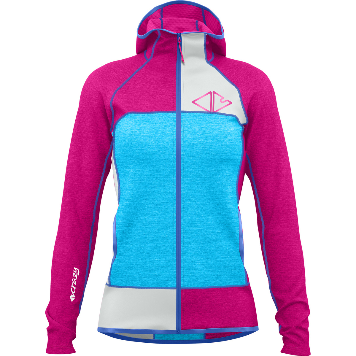 Crazy Femme Veste Ionic Light (taille M, Rose vif)