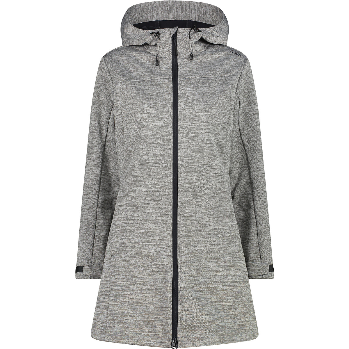 CMP Damen Hoodie Mantel (Größe S, grau)
