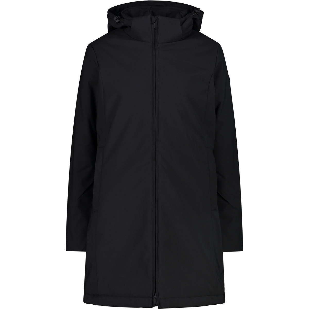CMP Femme Manteau Zip Hoodie (taille L, Noir)