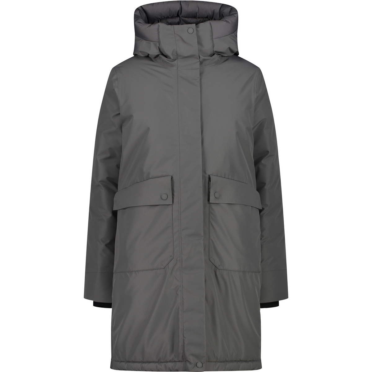 CMP Femme Manteau Zip Hoodie (taille XL, Noir)