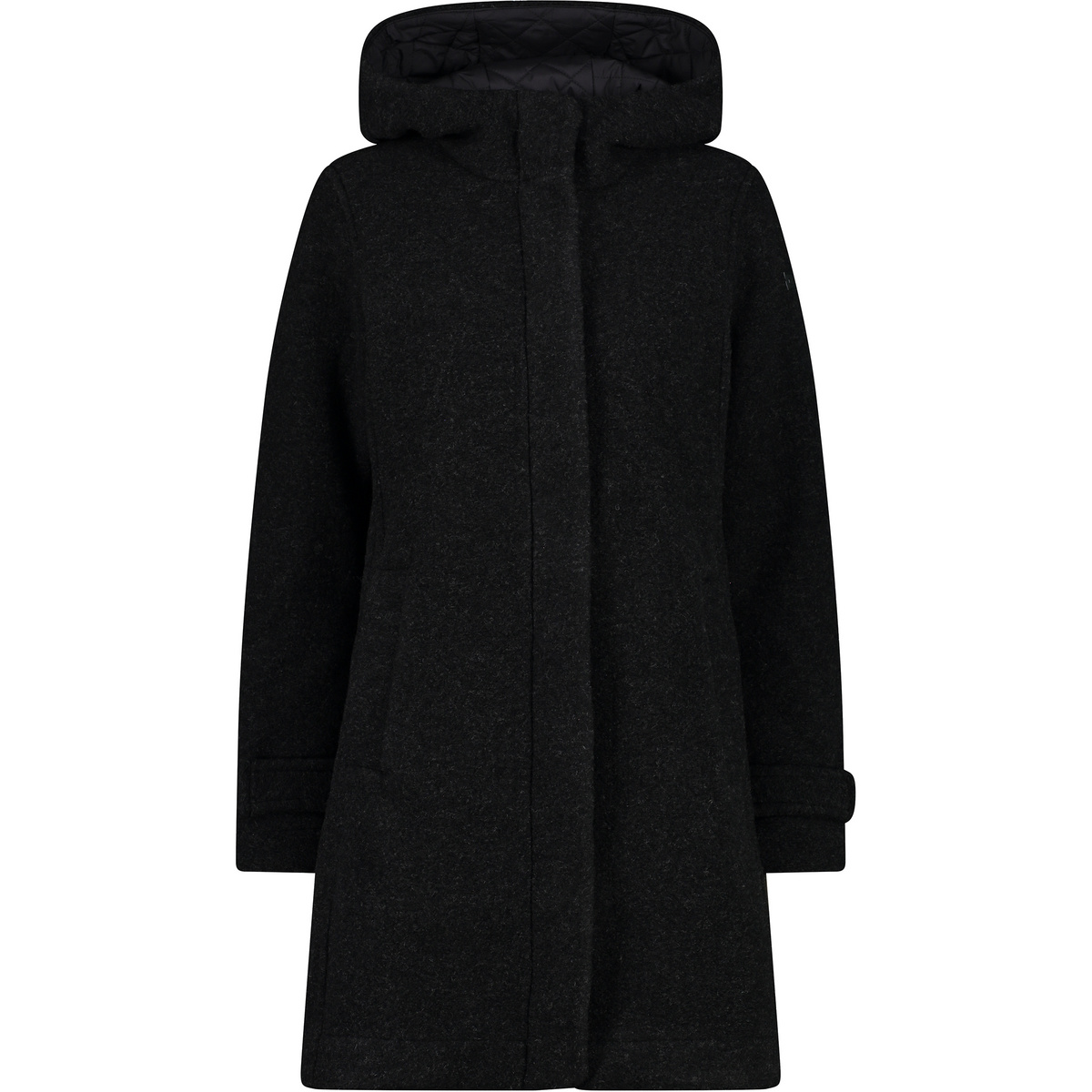 CMP Femme Manteau Hoodie (taille S, Gris)