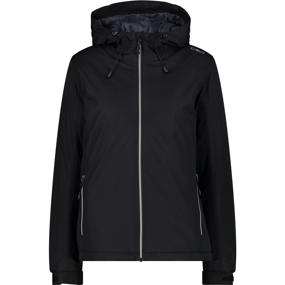CMP Femme Veste Hoodie (taille L, Noir)