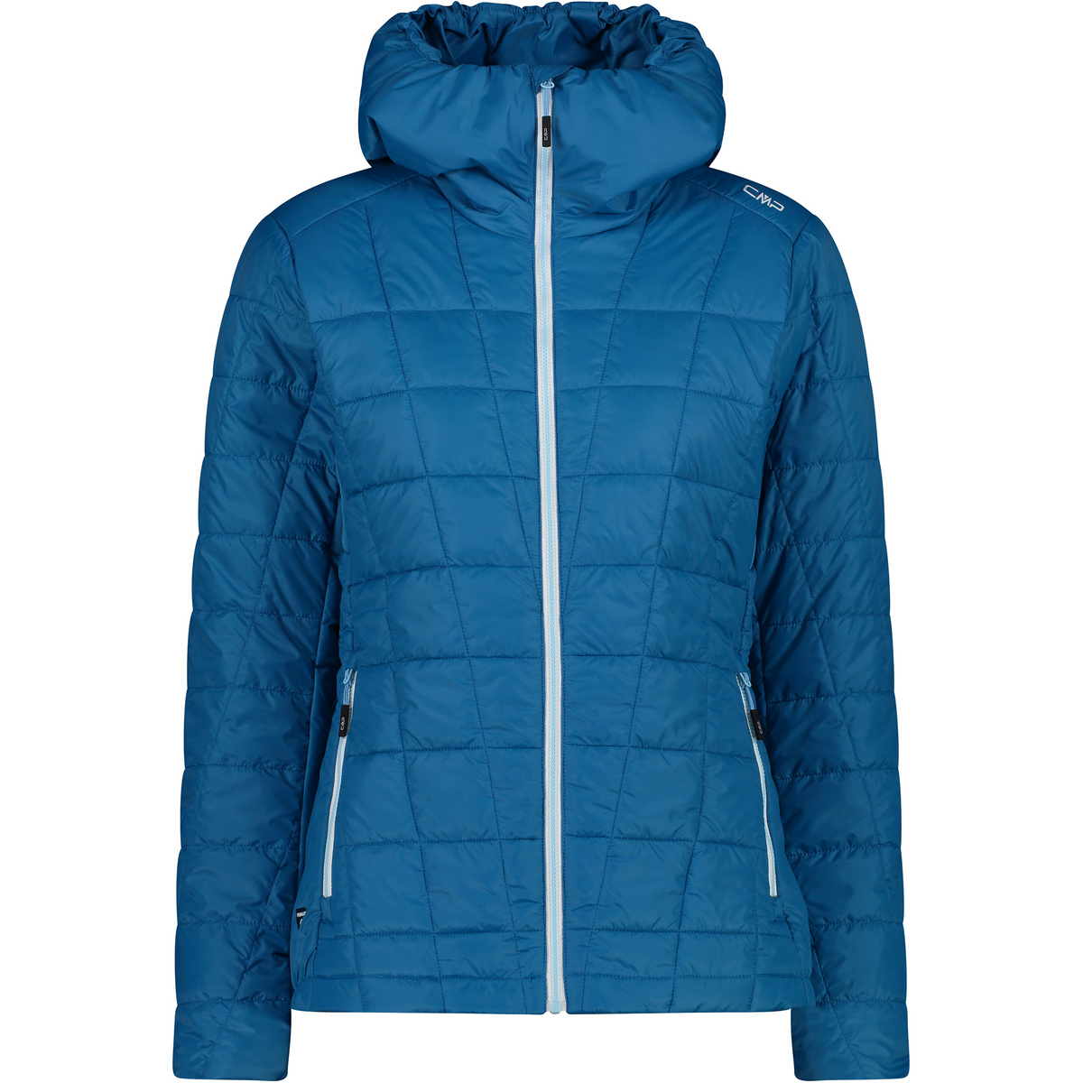 CMP Femme Veste Hoodie (taille S, Bleu)