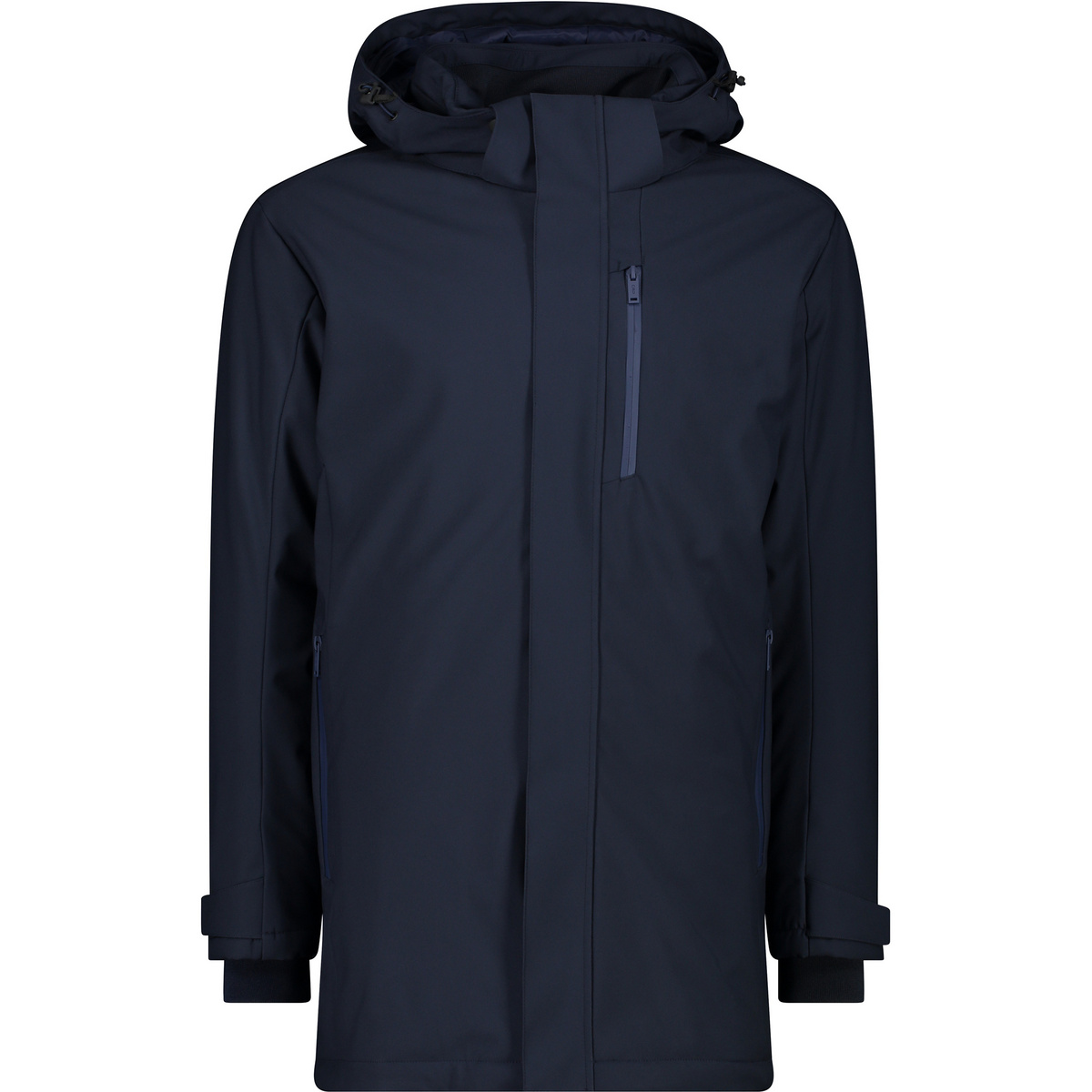 CMP Herren Snaps Hoodie Parka (Größe L, blau)