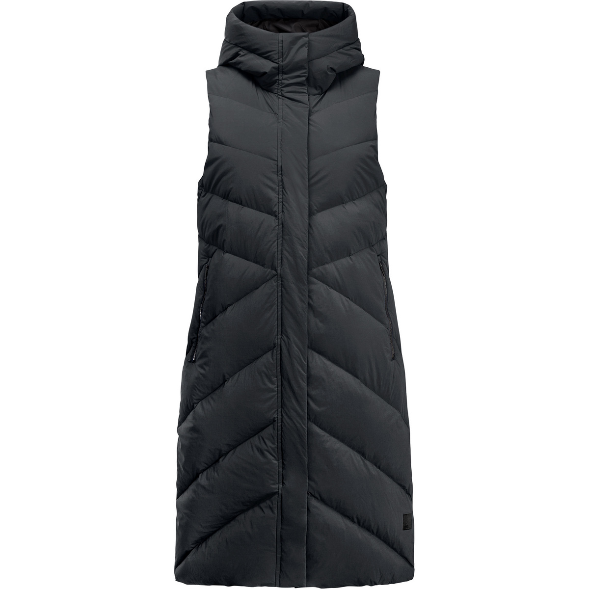 Jack Wolfskin Femme Gilet Marienplatz (taille L, Gris)