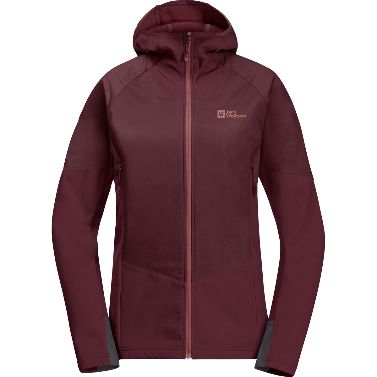 Jack Wolfskin Damen Alpspitze Ins Hybrid Jacke (Größe XS, rot)