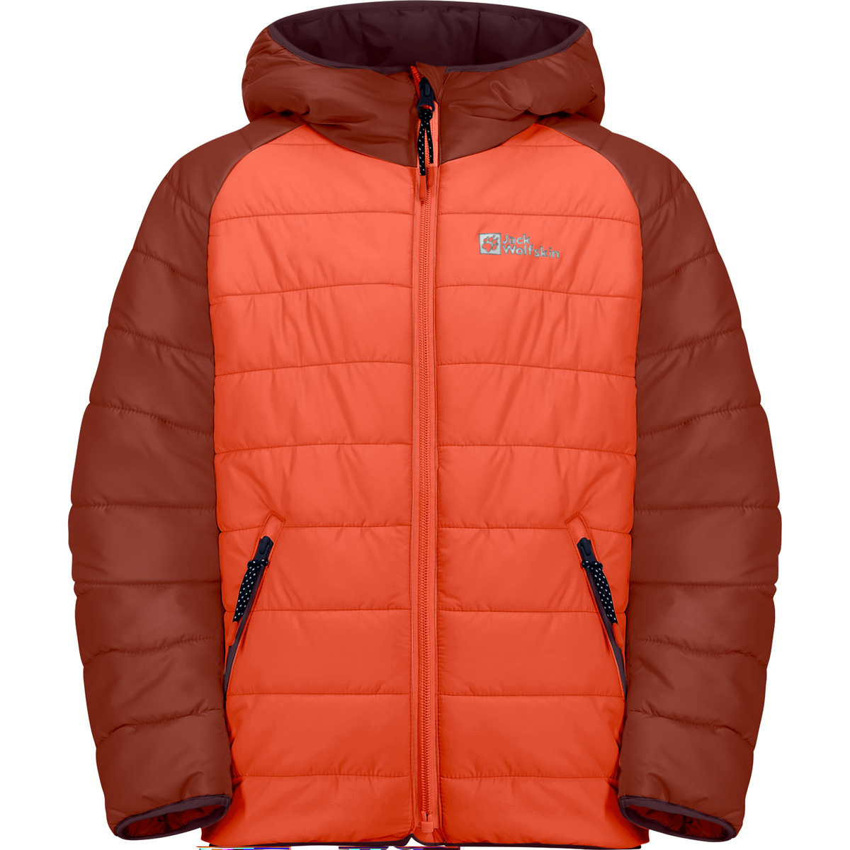 Jack Wolfskin Kinder Zenon Jacke (Größe 152, orange)
