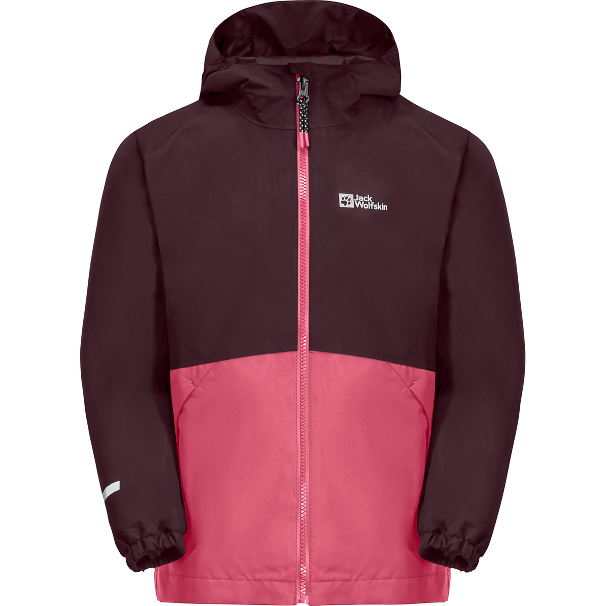 Jack Wolfskin Kinder Iceland 3in1 Jacke (Größe 152, pink)