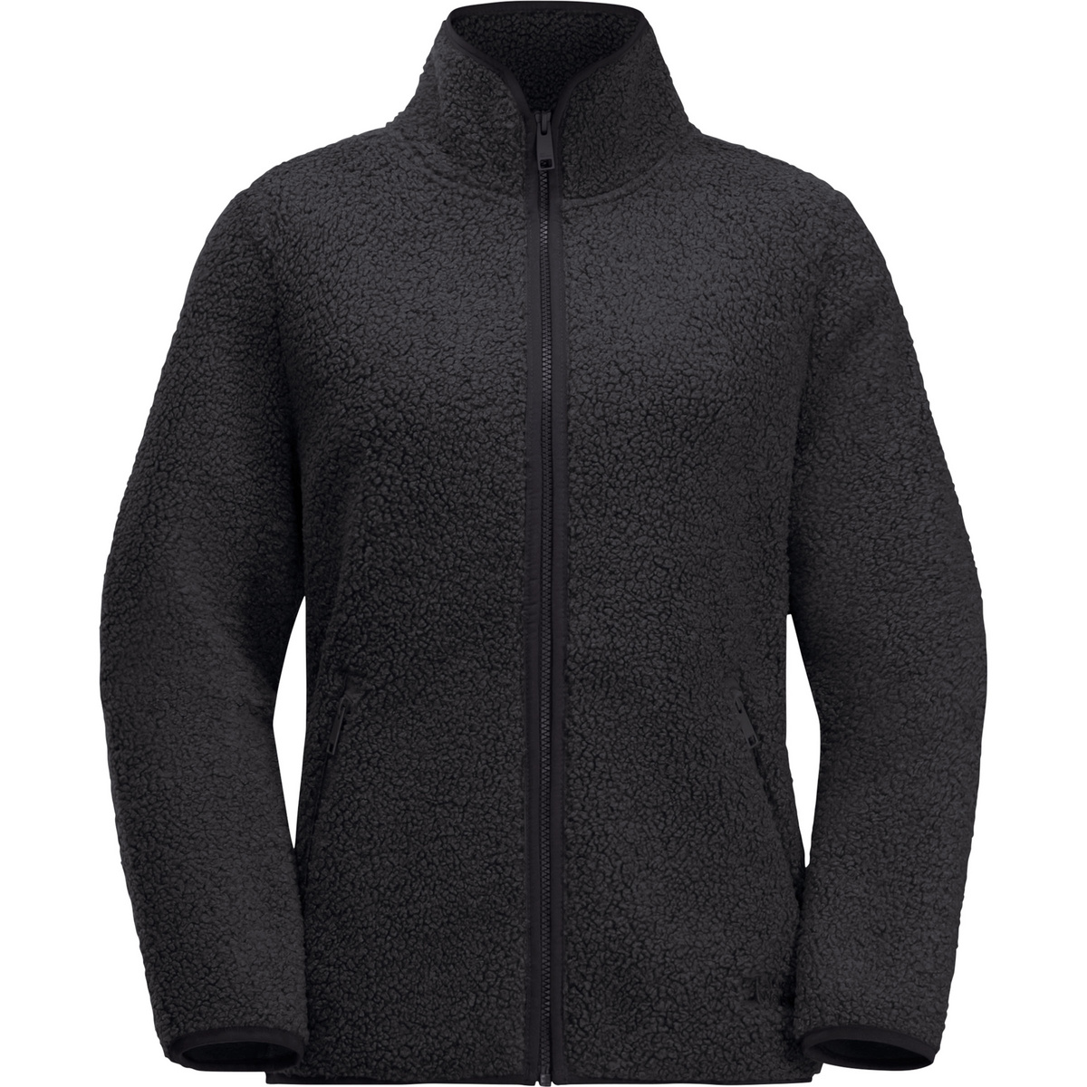 Jack Wolfskin Damen High Curl Jacke (Größe XL, schwarz)