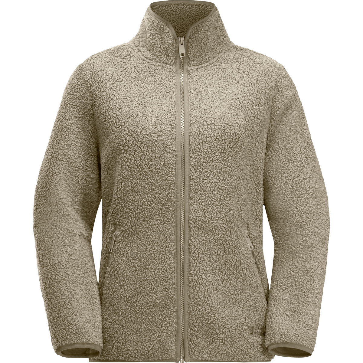 Jack Wolfskin Damen High Curl Jacke (Größe M, beige)