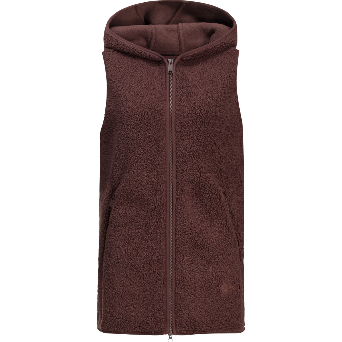 Jack Wolfskin Damen High Curl Long Weste (Größe XS, lila)