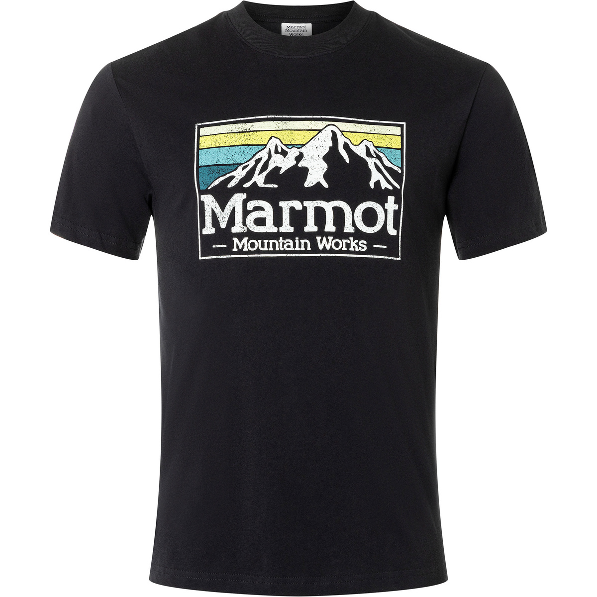 Marmot Uomo Maglietta Gradient (Taglia XL, Nero)