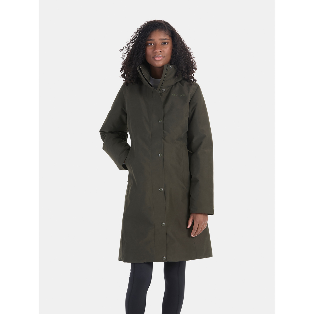 Marmot Donna Cappotto Chelsea (Taglia XS, Verde oliva)