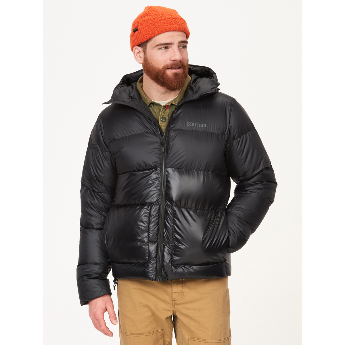 Marmot Uomo Pumino Guides Down (Taglia XL, Nero)