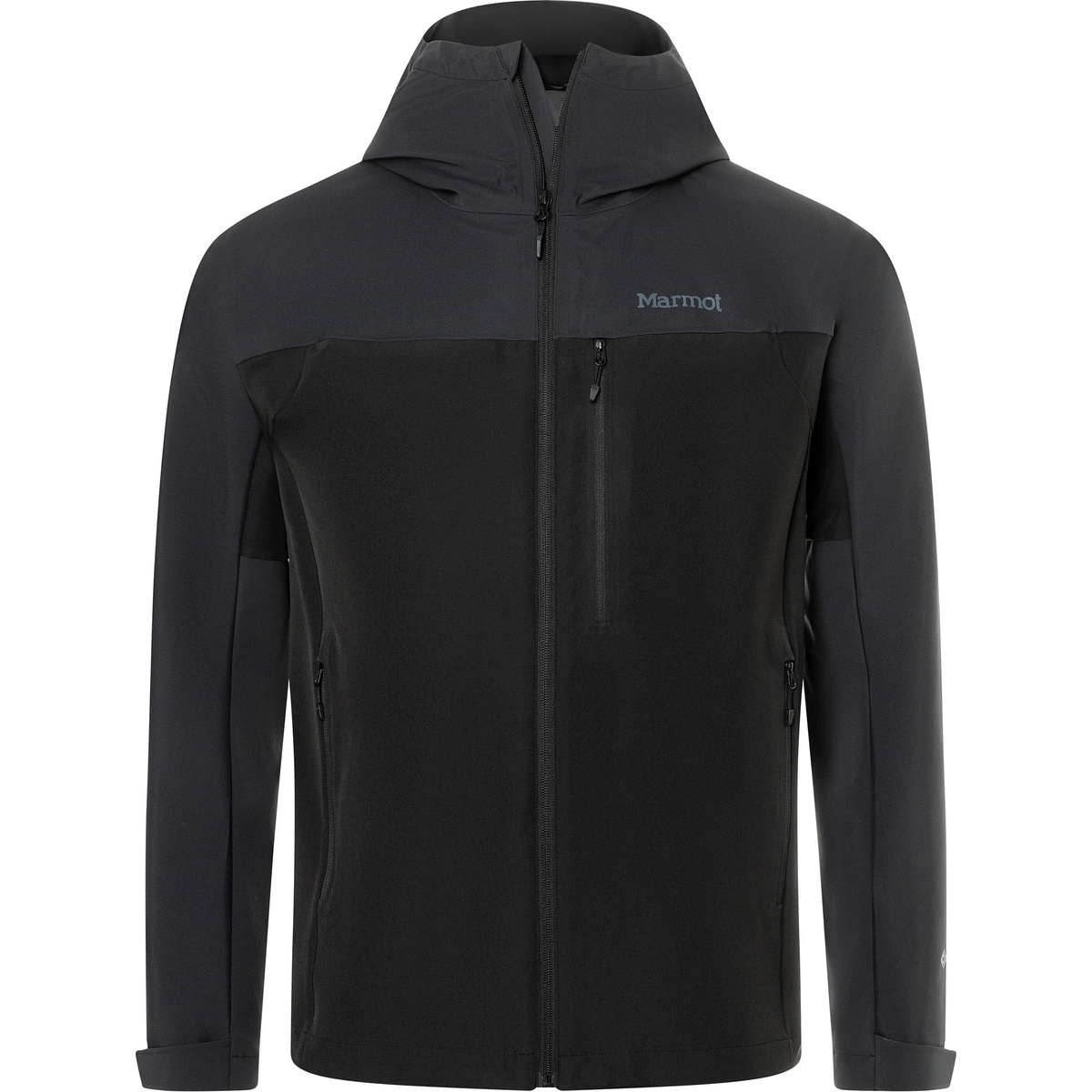 Marmot Herren ROM GTX Infinium Hoodie Jacke (Größe L, schwarz)