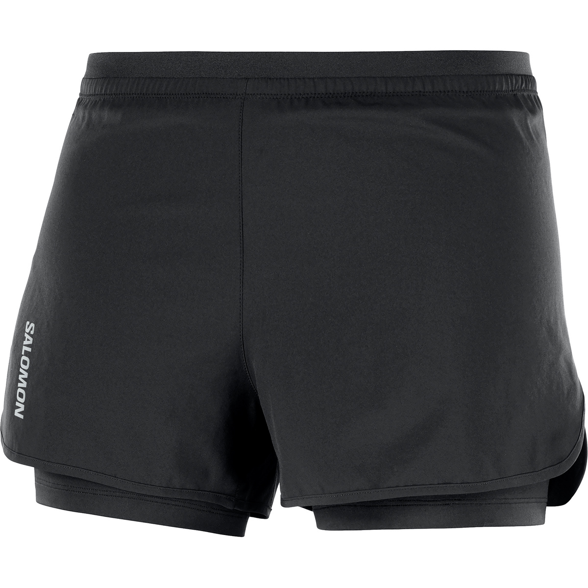Salomon Femme Short Cross 2in1 (taille XL, Noir)