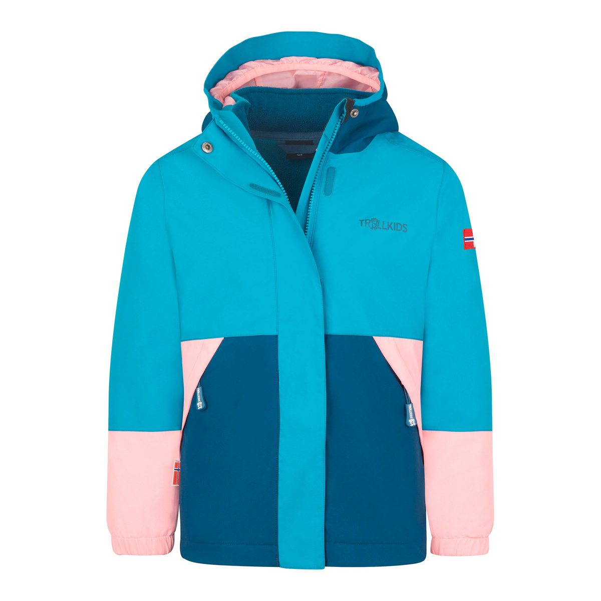 Trollkids Enfants Veste Kjerak 3in1 (taille 152, Bleu)