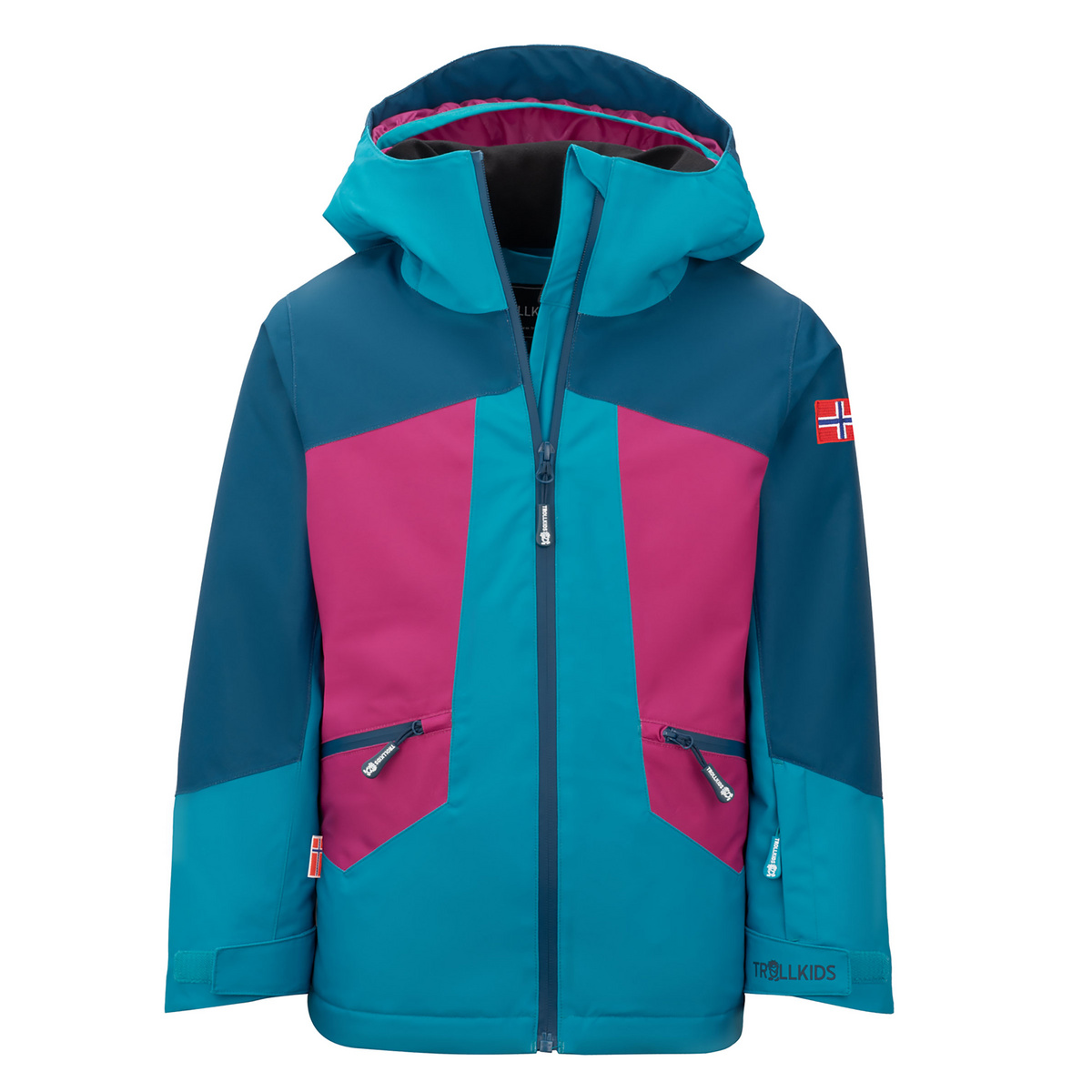 Trollkids Kinder Rauland Jacke (Größe 98, blau)