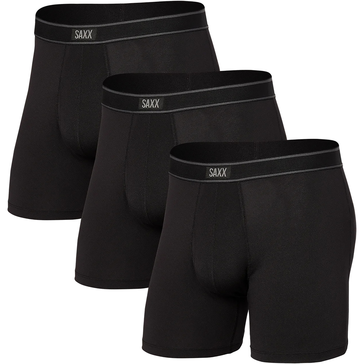 Saxx Underwear Herren Daytripper 3er Pack Unterhosen (Größe S, schwarz)