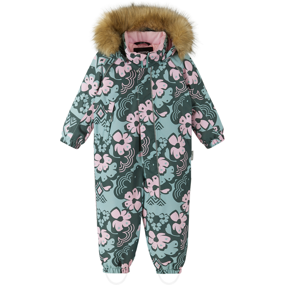 reima Bambino Tuta da neve Lappi (Taglia 98, Turchese)