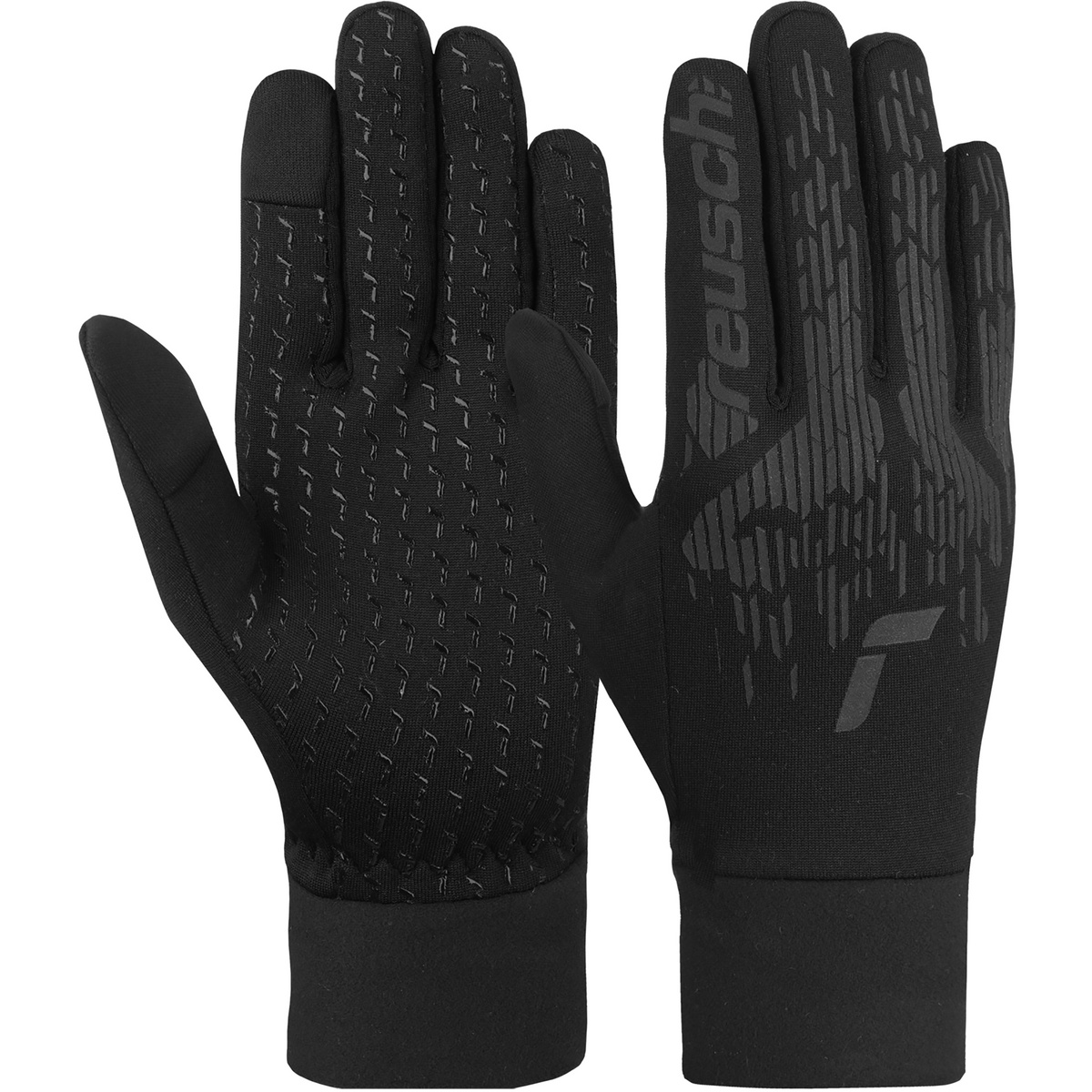 Reusch Kinder Ashton TOUCH-TEC™ Handschuhe (Größe 5, schwarz)